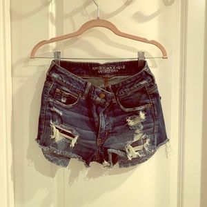 American eagle jean shorts